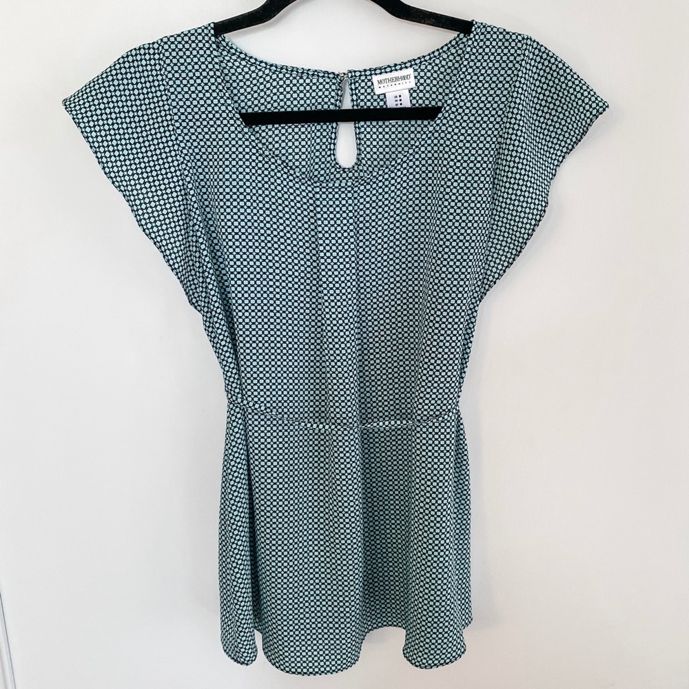 Motherhood Maternity Tie Detail Blouse